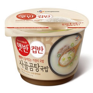 CJ제일제당  햇반 컵반 사골곰탕국밥 166g