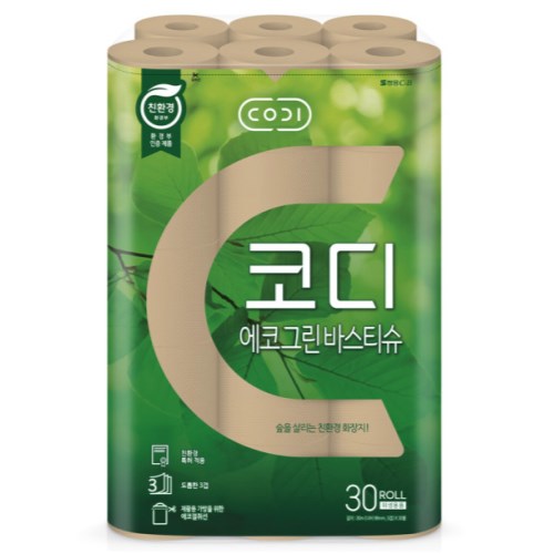 코디 에코그린 바스티슈 30m (30롤)