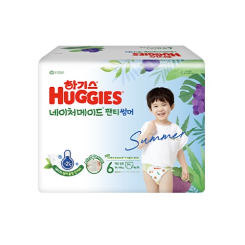 하기스 2024 네이처메이드 썸머 팬티형 6단계-공용