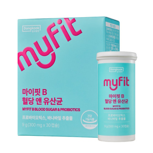 동국제약 마이핏B 혈당 앤 유산균 300mg 30캡슐