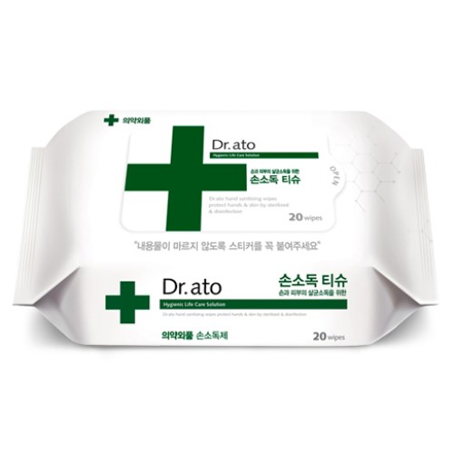 닥터아토 손소독 티슈 리필형 20매