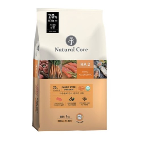 네츄럴코어 유기농 70% 연어 7kg