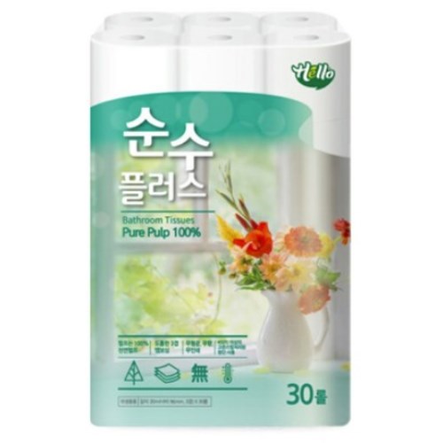 헬로 순수 플러스 20m (30롤)