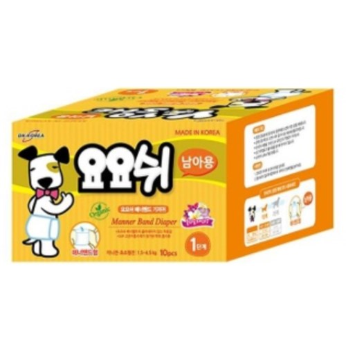 DK코리아 요요쉬 매너밴드 기저귀 남아용 1단계 10매