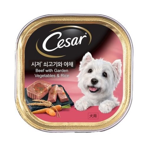 시저 쇠고기와 야채 100g