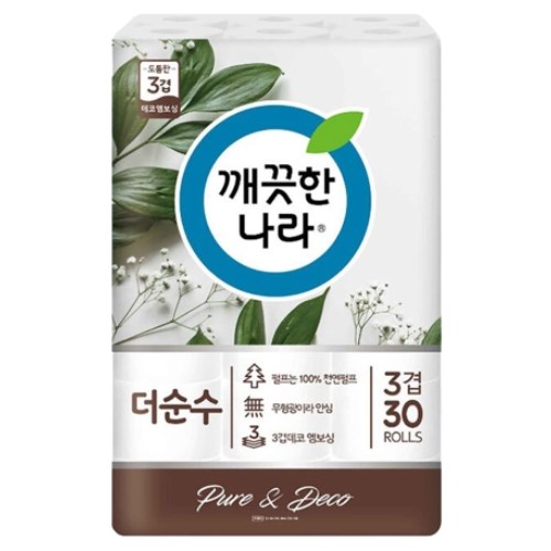 깨끗한나라 더순수 25m (30롤)