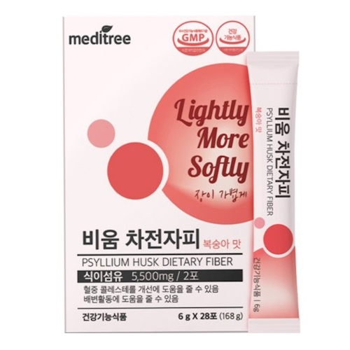 메디트리 비움 차전자피 복숭아 28포
