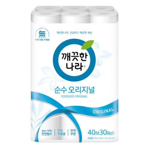 깨끗한나라 순수 오리지널 40m (30롤)
