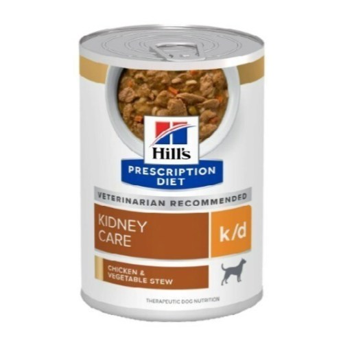 힐스 프리스크립션 다이어트 독 k/d 키드니 케어 스튜 캔 354g
