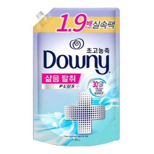 다우니 실내건조 삶음탈취 민트 앤 시트러스 리필 1.35L