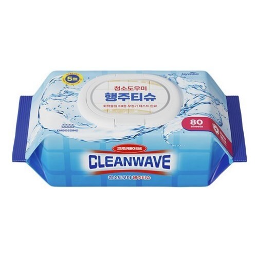 제이트로닉스  크린웨이브 청소도우미 행주티슈 캡형 80매