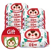  순둥이 크리스마스에디션 산타 물티슈 리필형 80매 [10팩]