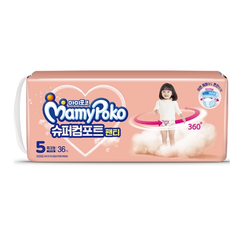 마미포코 슈퍼컴포트 팬티형 5단계-여아용