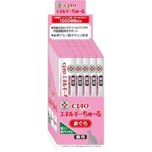 이나바 캣 챠오 에네르기 츄르 저인 저나트륨 참치 JS-08 700g (14g x 50p)