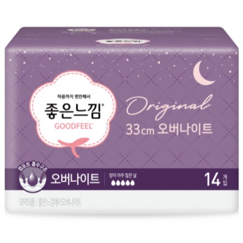 좋은느낌 오리지널 오버나이트 14개
