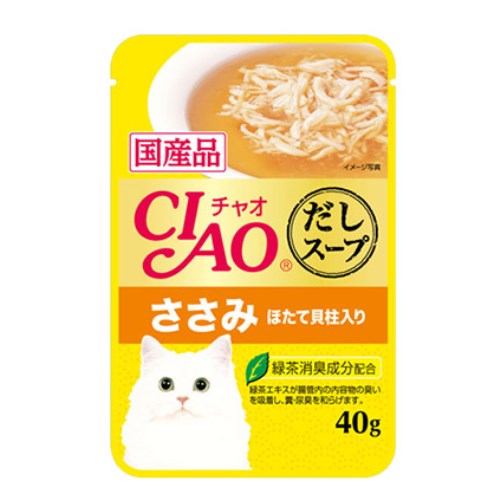 이나바 챠오 다시스프 닭가슴살&가리비관자 IC-213 40g