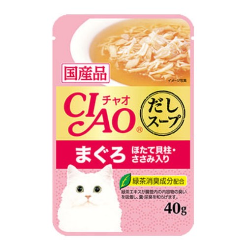 이나바 캣 챠오 다시스프 참치&가리비관자&닭가슴살 IC-211 40g