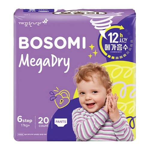 보솜이 NEW 메가드라이 팬티형 6단계-공용