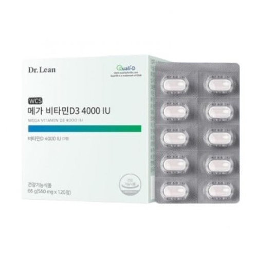 닥터린 메가 비타민D3 4000IU 550mg 120정