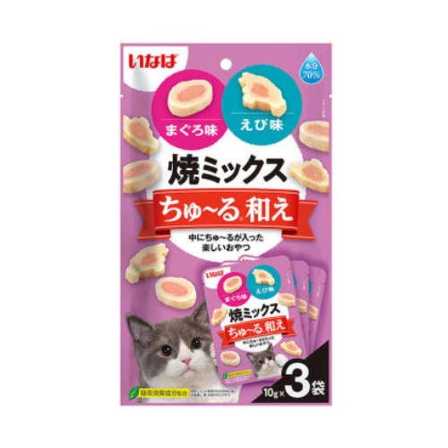 이나바 캣 챠오 야끼믹스 츄르범벅 참치&새우 TSC-183 30g (10g x 3p)