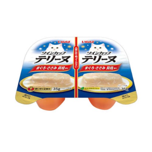  이나바 챠오 트윈컵 테린 참치&닭가슴살&관자 IMC-222 70g (35g x 2p) [1개]