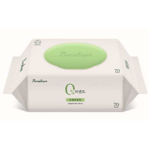 페넬로페 0퍼센트 그린 물티슈 캡형 70매