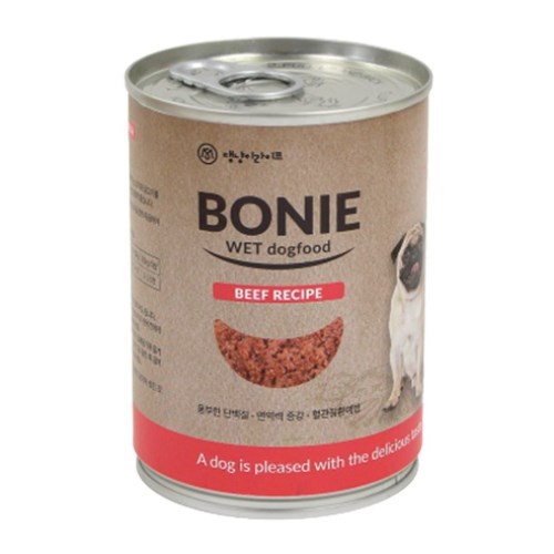 에스엠펫 보니 웨트캔 비프 375g