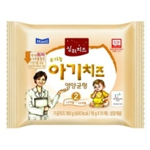 매일유업  상하 유기농 아기치즈 2단계 영양균형