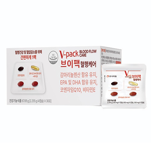 안국약품 브이팩 혈행케어 30포
