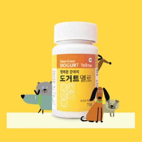 프로바이오닉 행복한 강아지 도거트 옐로 70g