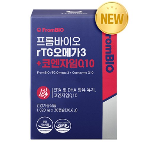 프롬바이오 rTG오메가3+코엔자임Q10 30캡슐