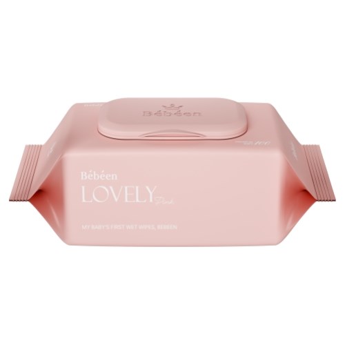 베베앙 러블리 핑크 물티슈 캡형 100매