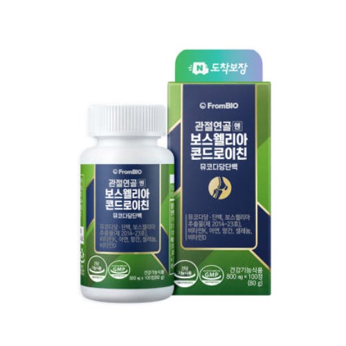 프롬바이오 관절연골엔 보스웰리아 콘드로이친 800mg 100정