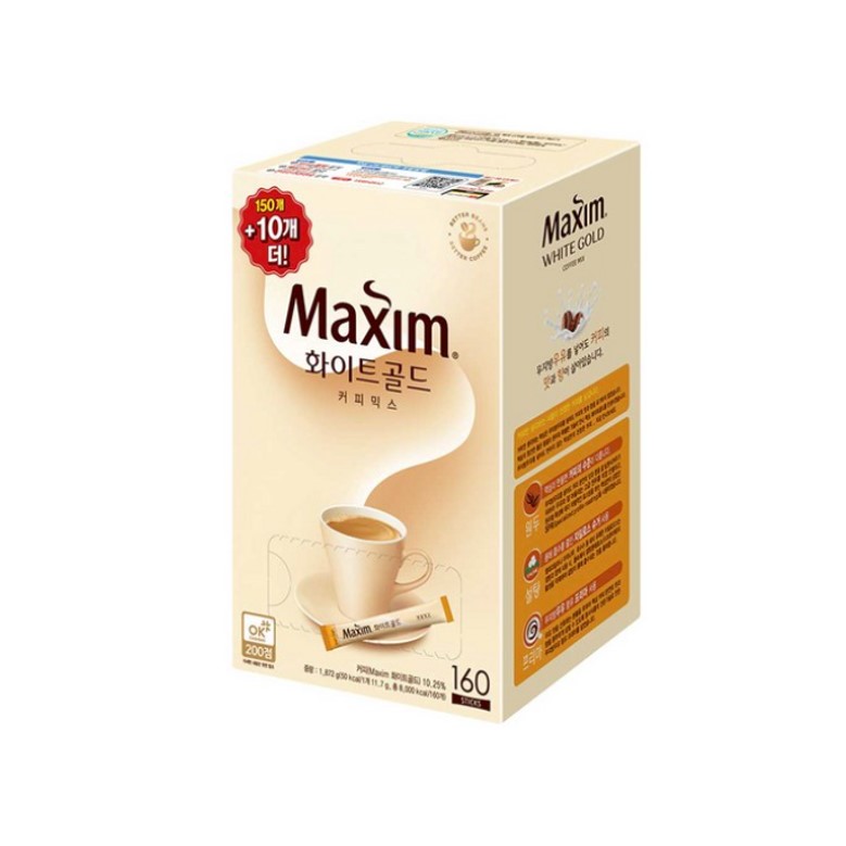 동서식품 맥심 화이트골드 믹스 스틱 160개입