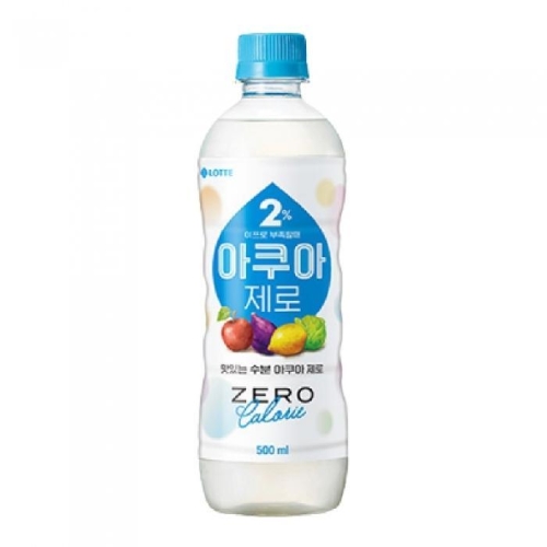 롯데칠성음료 2% 부족할때 아쿠아 제로 500ml