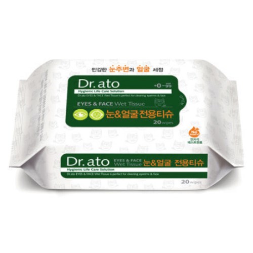 닥터아토 눈 얼굴 전용티슈 리필형 20매