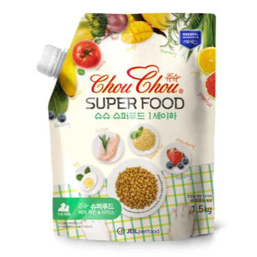 슈슈 슈퍼푸드 퍼피 치킨&라이스 1.5kg