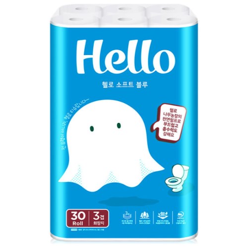 헬로 소프트 블루 20m (30롤)