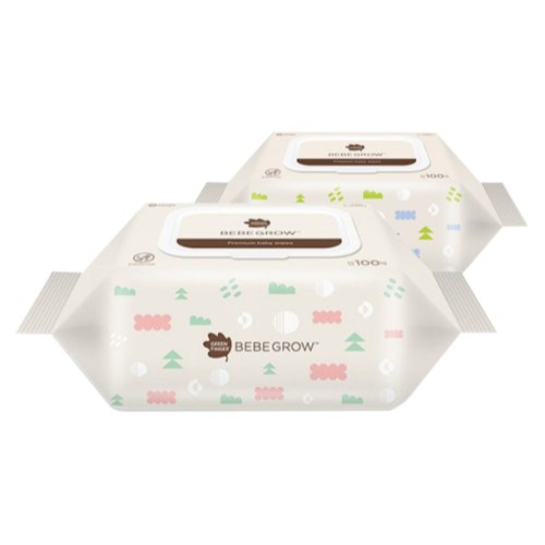 그린핑거 베베그로우 물티슈 캡형 100매