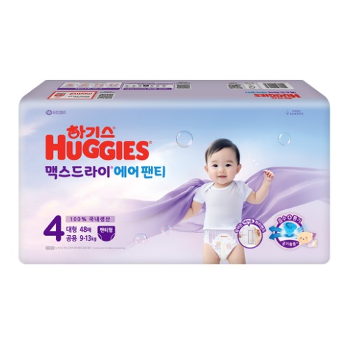 하기스 2025 맥스드라이 에어 팬티형 4단계-공용