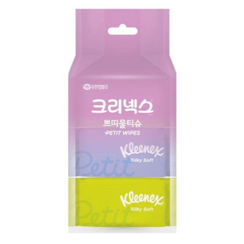 크리넥스 실키소프트 쁘띠물티슈 리필형 8매