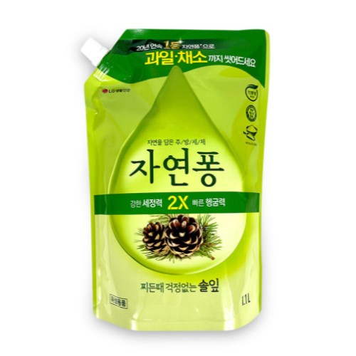 자연퐁 2X 솔잎 리필 1.1L