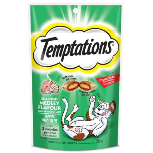 템테이션 풍부한 해산물맛 75g