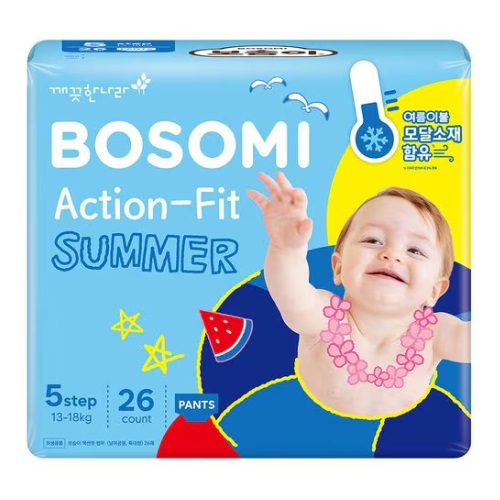 보솜이 액션핏 썸머 팬티형 5단계-공용