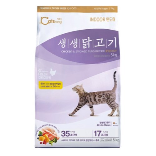캐츠랑 생생닭고기 인도어 1.8kg