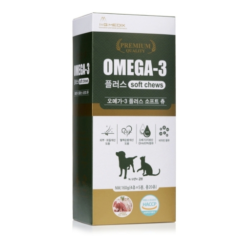 아이앤지메딕스 오메가3플러스 소프트츄 32g (8g x 4p)