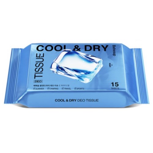 베베숲 쿨앤드라이 데오 티슈 리필형 15매