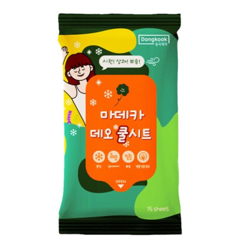 동국제약 마데카 데오 쿨시트 리필형 15매