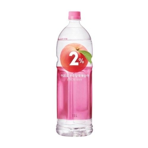  롯데칠성음료 2% 부족할때 복숭아 1.5L [12개] 상품이미지