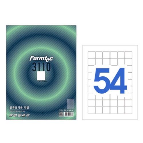 폼텍 도서 제품용 라벨 3110 [40매]